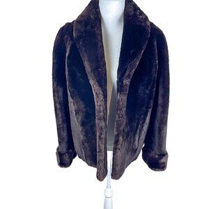 Mink Fur Coat Chocolate Brown Vintage